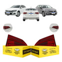 Par Lanterna Traseira Tampa Vw Virtus 2017 18 19 20 21 2022 Ambos Lados