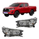 Par Farol Toyota Hilux 2021 2022 2023 2024 2025 S/led Manual Ambos Lados