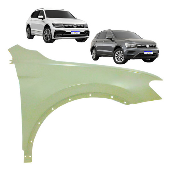 Paralama Volkswagen Tiguan 2018 2019 2020 2021 Novo L.d Esquerdo Cinza