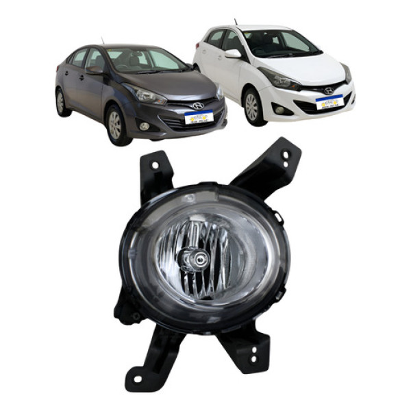 Farol Milha Direito Hyundai Hb20 2012 A 2015 Cibie Auxiliar Cristal Direito/passageiro