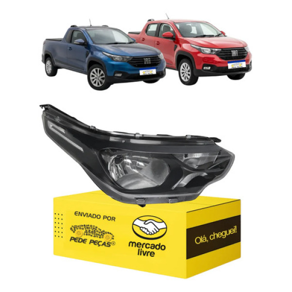 Farol Sinaleira Fiat Strada Freedom 2021 22 23 A 2026 L.d Direito/passageiro