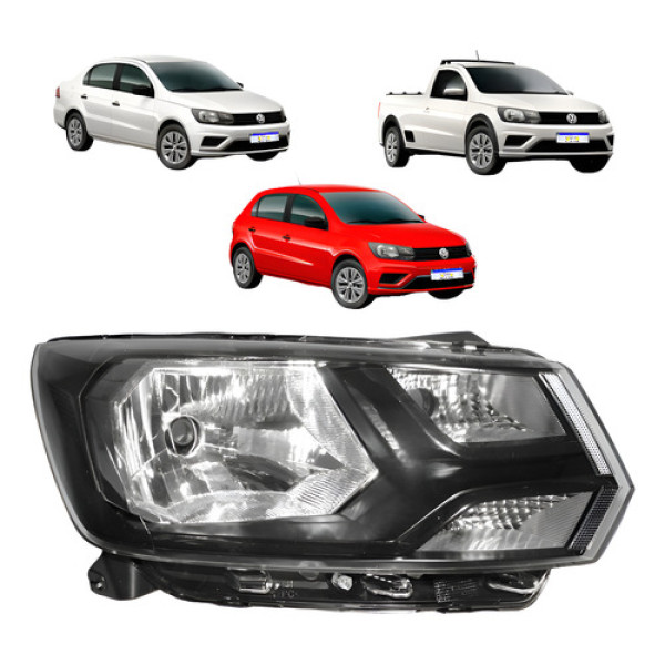 Farol Gol Voyage G8 E Saveiro Robust 2019 2020 2021 2022 L.d Direito Farol Gol Voyage G8 E Saveiro Robust 2019 2020 2021 2022 L.d Direito