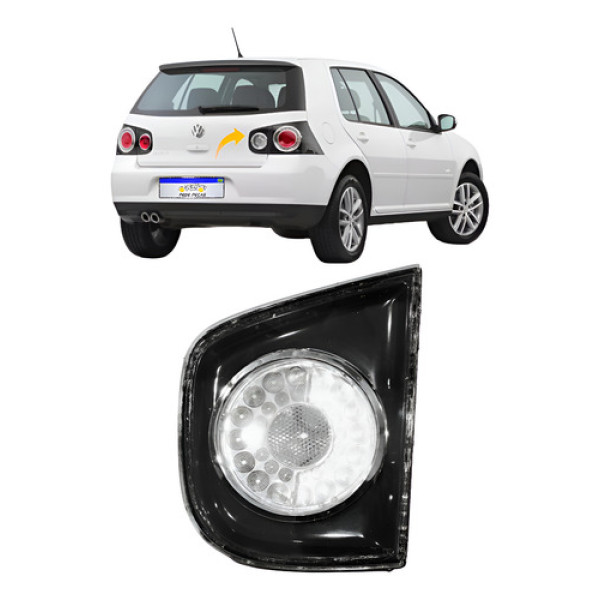 Lanterna Volkswagen Golf 2008 2009 2010 2011 2012 2013 L.d Direito Branco