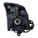 Farol Esquerdo Nissan Sentra 2007 2008 2009 Máscara Cinza Esquerdo/motorista