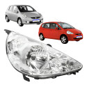 Farol Honda Fit 2003 2004 2005 2006 2007 2008 Novo Ld  - Direito