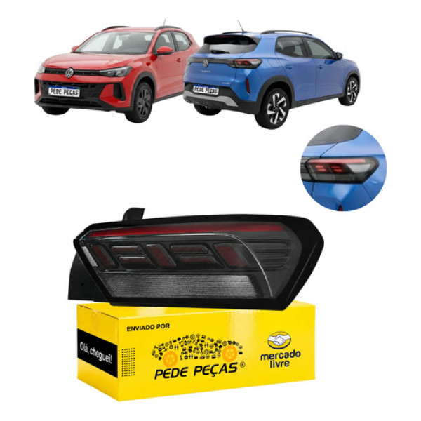 Lanterna Sinaleira Direita Volkswagen Tera 2025 2026 C/led Direito/passageiro Fumê