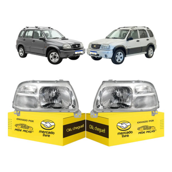 Par Farol Tracker Vitara 2001 2002 2003 2004 2005 2006 2007 Ambos Lados