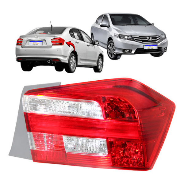 Lanterna Honda City 2013 2014 Traseira Novo Lado Direito