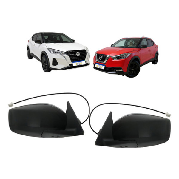 Retrovisor Nissan Kicks 2017 A 2024 S/pisca Elétrico Par