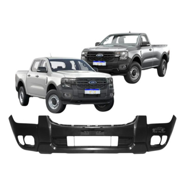 Parachoque Ranger Limited Black 2023 A 2026 C/furo Spoiler