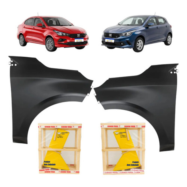 Par Paralama Fiat Argo Drive 2018 2020 A 2026 Novo