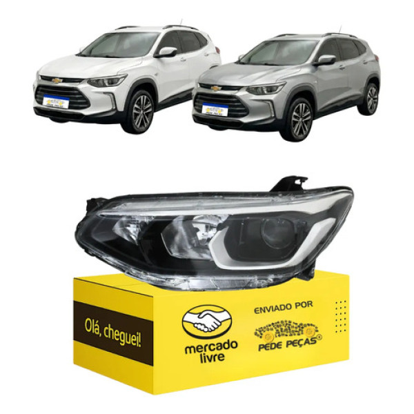 Farol Sinaleira Tracker 2020 2021 22 2023 2024 2025 S/led Le Esquerdo/motorista