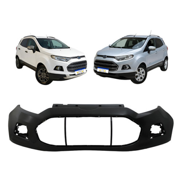 Parachoque Dianteiro Ecosport 2012 A 2017 Com Tampa Reboque