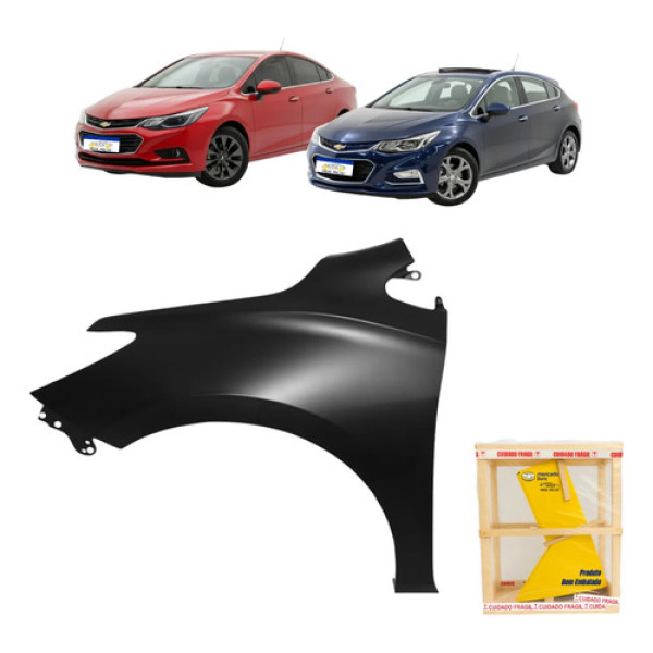 Paralama Chevrolet Cruze 2017 18 19 20 21 22 2023 Novo L.e