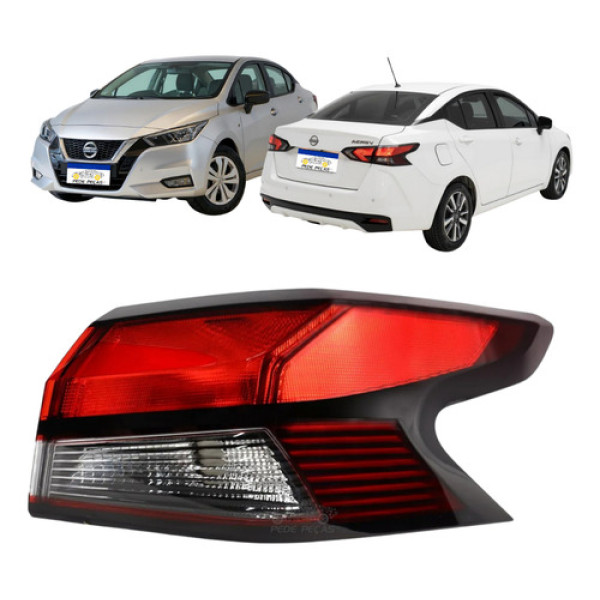 Lanterna Sinaleira Direita Nissan Versa 2021 A 2025 Nova Direito/passageiro Vermelho