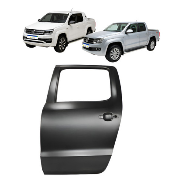 Porta Traseira Esquerda Volkswagen Amarok 2010 2011 A 2025 Esquerdo Preto Porta Traseira Esquerda Volkswagen Amarok 2010 2011 A 2025 Esquerdo Preto