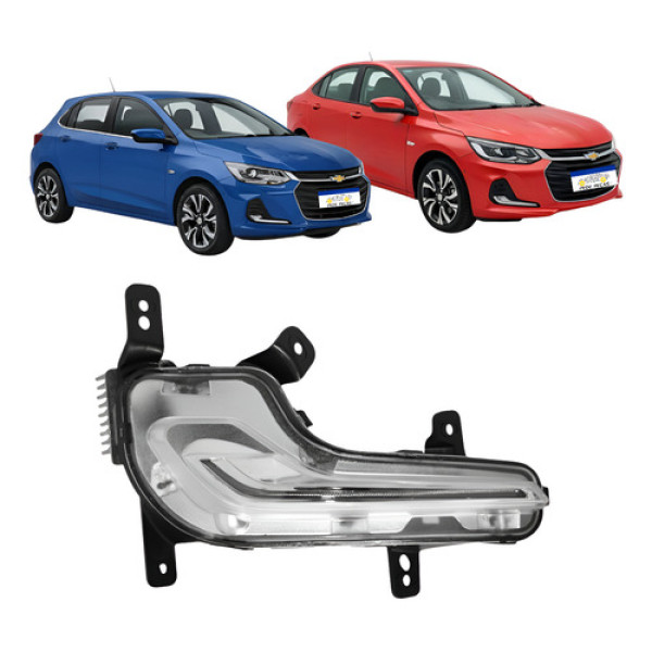 Farol Milha Onix 2020 2021 2022 2023 2024 2025 Led Drl L.d Cristal