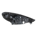 Par Farol Mascara Negra Aro Cromado Peugeot 207 2008 A 2015 