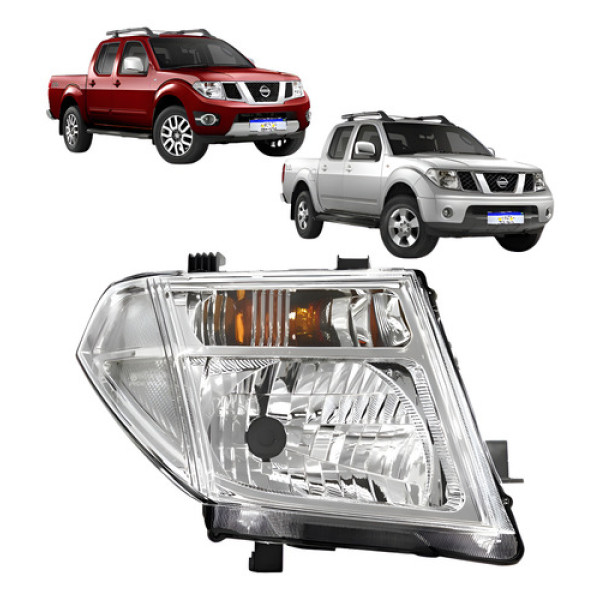 Farol Frontier 2008 2009 2010 2011 2012 A 2016 Cromado Ld Direito/passageiro