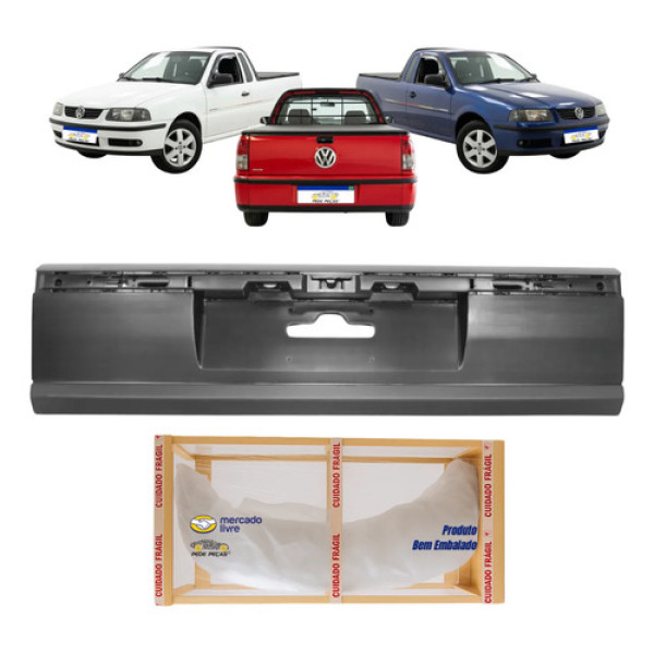 Parachoque Traseiro Saveiro G3 Fase 1 2000 2001 2002 2003