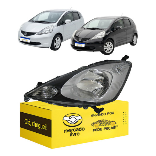 Farol Sinaleira Dianteira Honda Fit 2009 2010 2011 2012 L.e Esquerdo/motorista