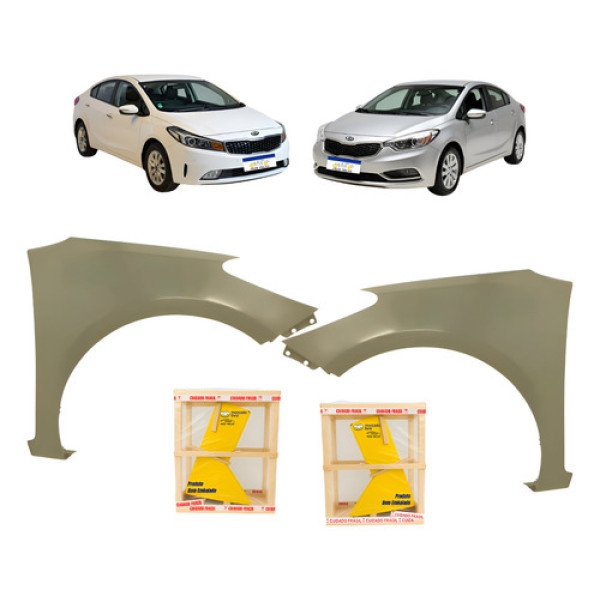 Par Paralama Kia Cerato Sx 2014 2015 2016 2017 2018 2019