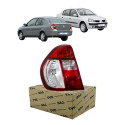 Lanterna Clio Sedan 2005 2006 2007 2008 A 2011 Cristal L.d - Esquerdo/motorista - Vermelho