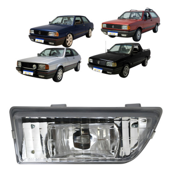 Farol Milha Auxiliar Gol Parati Voyage Saveiro 1987 A 1998 Cristal Esquerdo