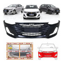 Parachoque Dianteiro Chevrolet Onix Plus 2020 A 2025 C/grade Preto Liso Para Pintura
