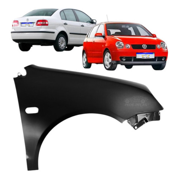 Paralama Volkswagen Polo Hatch Sedan 2003 A 2006 Novo Ld