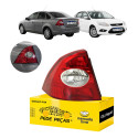Lanterna Esquerda Traseira Ford Focus Sedan 2009 10 A 2013 Esquerdo/motorista Vermelho/cristal