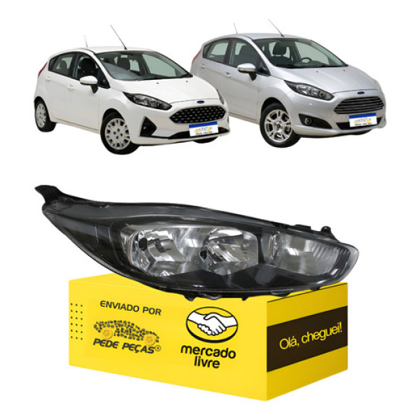 Farol Fiesta 2014 2015 2016 2017 2018 2019 Direito M Negra Direito/passageiro