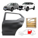 Porta Traseira Nissan Kicks 2016 2017 A 2024 Novo Le Traseira Esquerdo Preto