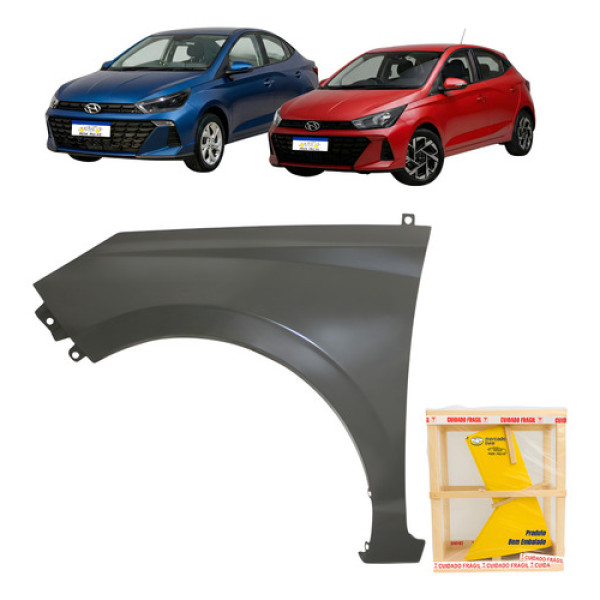 Paralama Hb20 Hatch Sedan 2023 2024 2025 2026 Novo L.e