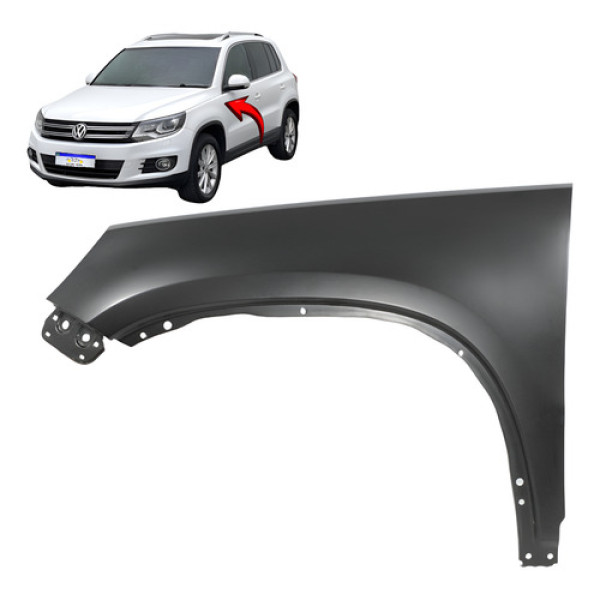 Paralama Tiguan 2009 2010 2011 2012 2013 2014 A 2017 L.e Preto Esquerdo