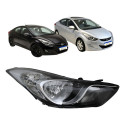 Farol Hyundai Elantra 2011 A 2014 Cromado Manual Novo Direito/passageiro