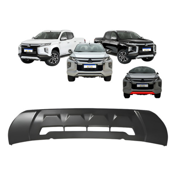 Saia Aplique Dianteiro Mitsubishi L200 Triton 2021 A 2024 Preto Saia Aplique Dianteiro Mitsubishi L200 Triton 2021 A 2024 Preto