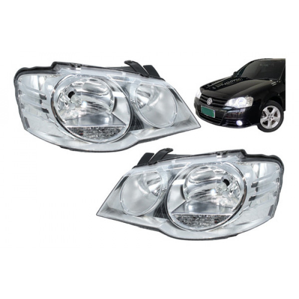Par Farol Vw Golf 2007 2008 2009 2010 2011 2012 2013 Novo Esquerdo