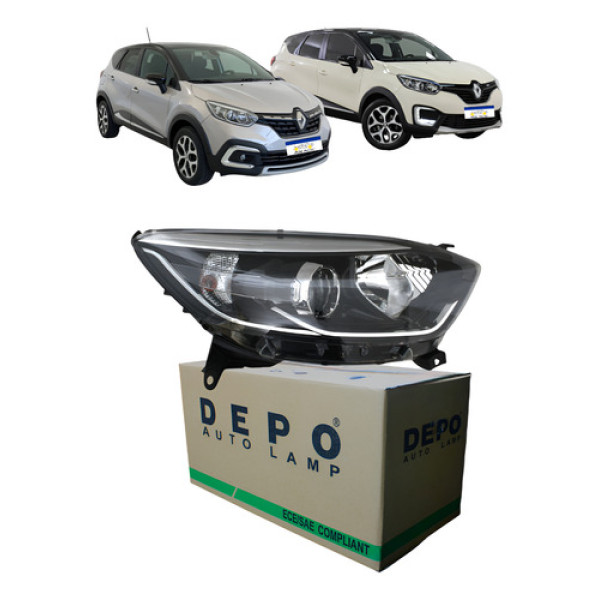 Farol Sinaleira Renault Captur 2017 2018 2019 2020 2021 Ld Direito/passageiro