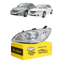 Farol Esquerdo Honda Civic 2004 2005 2006 Cromado C/avaria Esquerdo/motorista