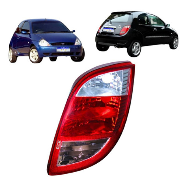 Lanterna Ford Ka One Gl Class Image Xr Action 2002 A 2007 Ld Direito/passageiro Vermelho Cristal