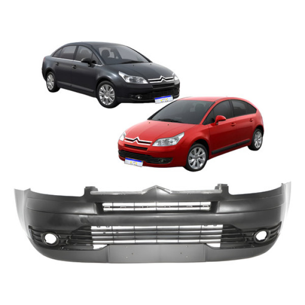 Parachoque C4 Pallas Hatch 2007 2008 2009 2010 2011 2012 13  Preto