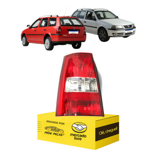 Lanterna Sinaleira Parati G3 2003 2004 2005 Cristal Esquerdo Esquerdo/motorista Vermelho