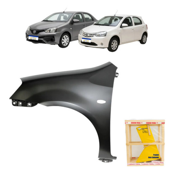 Paralama Etios 2012 13 14 15 16 17 18 19 20 2021 C/furo Le