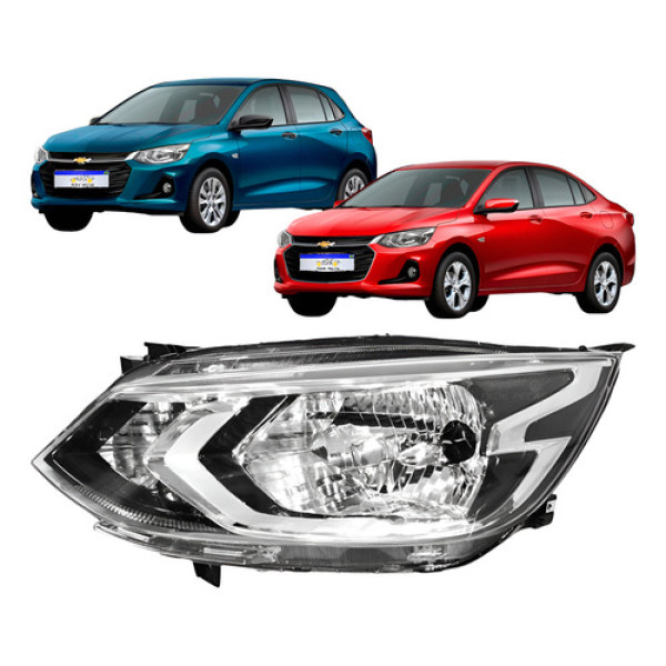 Farol Chevrolet Onix Plus Ltz 2020 2021 2022 2023 2024 25 Le