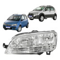 Farol Fiat Idea 2006 2007 2008 2009 2010 Novo L.e - Esquerdo