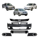 Parachoque G5 2009 2010 2011 2012 2013 Vw Saveiro Gol Voyage Preto
