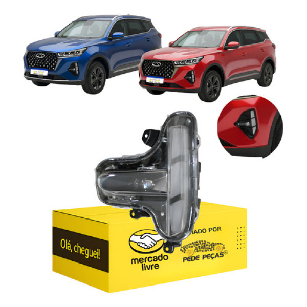 Farol Milha Cibie Chery Tiggo 7 2023 2024 2025 2026 L.e Cristal