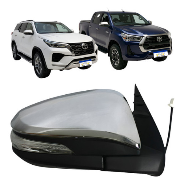 Retrovisor Ld Toyota Hilux Sw4 2016 2017 A 2025 C/pisca Direito/passageiro