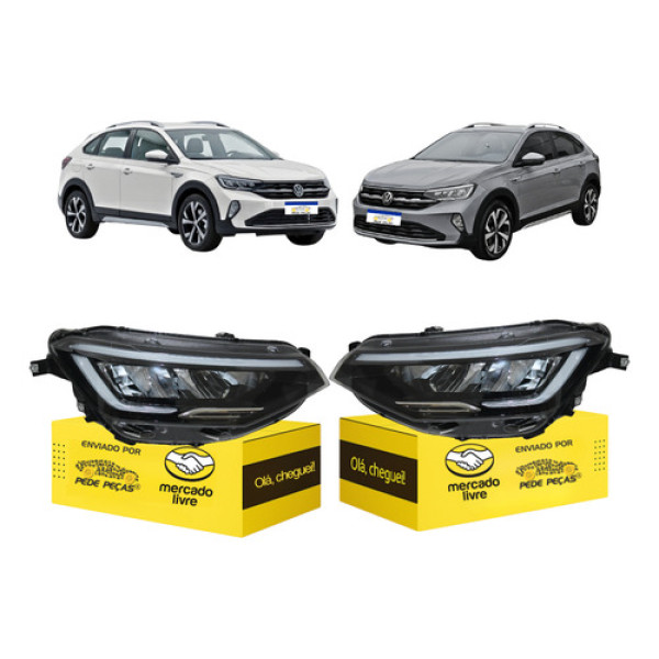 Par Farol Sinaleira Dianteiro Nivus 2020 2021 2022 2023 2024 Ambos Lados